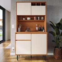 Armário De Cozinha Completa Easy 4 Portas 1 Gaveta - Movelove Jequitiba-areia Jequitiba-areia - 5