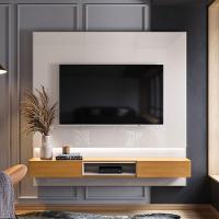 Painel Paris Para Tv Até 70 Polegadas Várias Cores - Lukaliam Móveis Off White - Tauari Off White - Tauari - 1