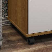 Cômoda Belle 4 Gavetas E 1 Porta Lukaliam Móveis Freijó - Off White Freijó - Off White - 5