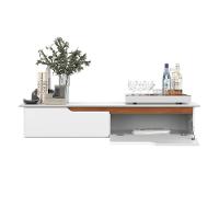 Aparador Rack Suspenso Eros Flow - 2 Portas Com Acabamento Chanfrado Em Mdp - Ej Móveis