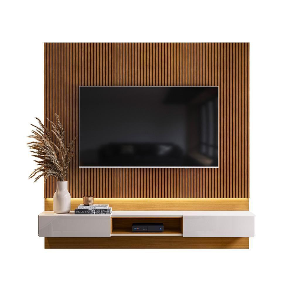 Painel Paris Para Tv Até 70 Polegadas Várias Cores - Lukaliam Móveis Tauari - Off White Tauari - Off White - 5