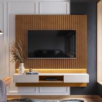 Painel Paris Para Tv Até 70 Polegadas Várias Cores - Lukaliam Móveis Tauari - Off White Tauari - Off White - 1