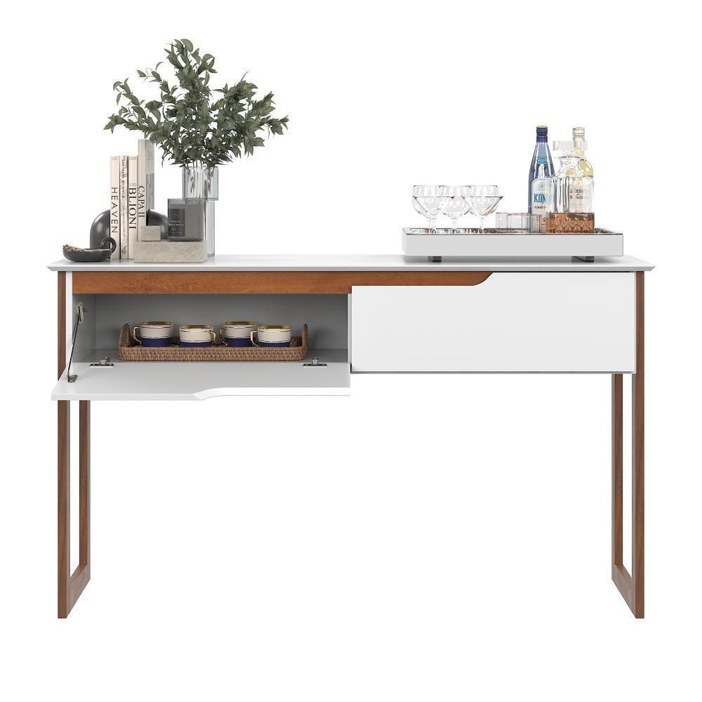 Aparador Eros Flow 2 Portas Para Sala De Jantar Branco-freijó - 3