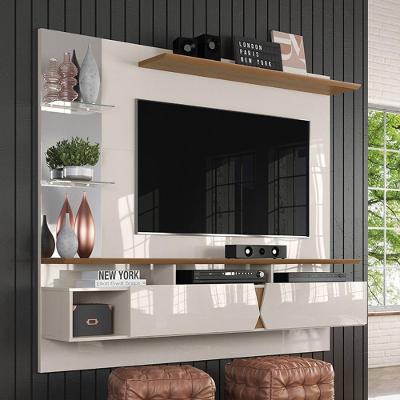 Painel Intense Para Tv Até 55'' Off White - Damasco Off White - Damasco