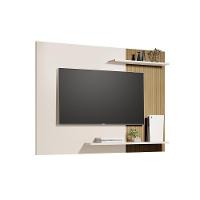 Painel Menfis - Tv Até 55'' Mdp 1 Porta E 1 Gaveta Off White-ripado - Sal Movelaria - 4