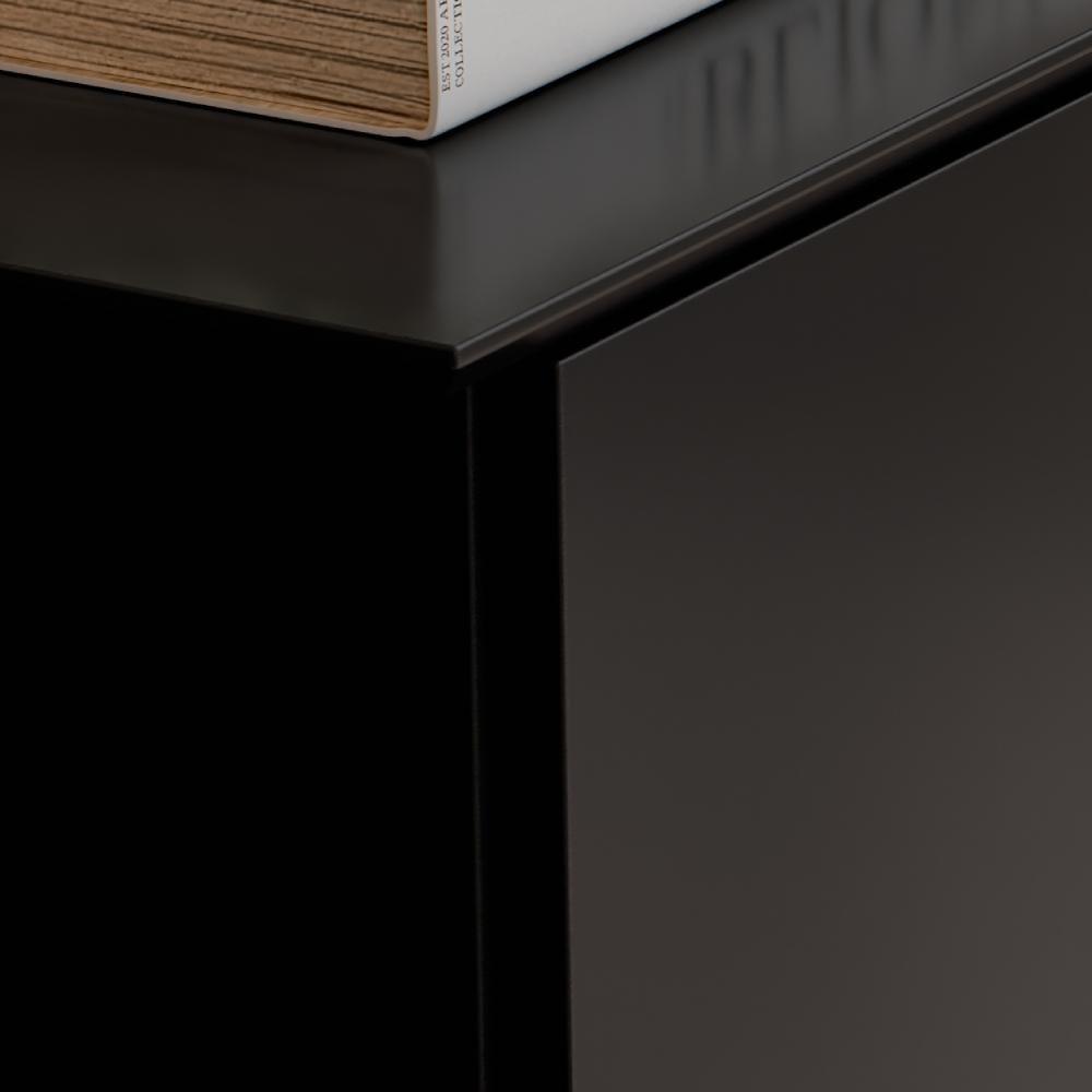 Aparador Rack Suspenso Eros Flow - 2 Portas Com Acabamento Chanfrado Em Mdp - Ej Móveis - 9