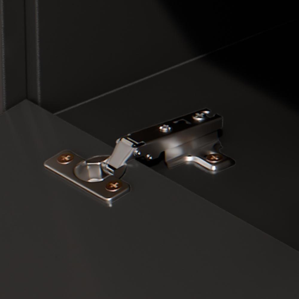 Aparador Rack Suspenso Eros Flow - 2 Portas Com Acabamento Chanfrado Em Mdp - Ej Móveis - 10