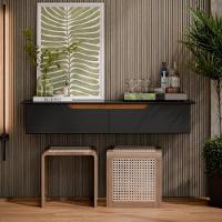 Aparador Rack Suspenso Eros Flow - 2 Portas Com Acabamento Chanfrado Em Mdp - Ej Móveis - 3