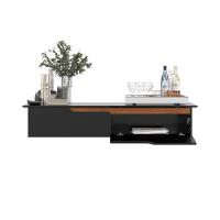 Aparador Rack Suspenso Eros Flow - 2 Portas Com Acabamento Chanfrado Em Mdp - Ej Móveis - 5