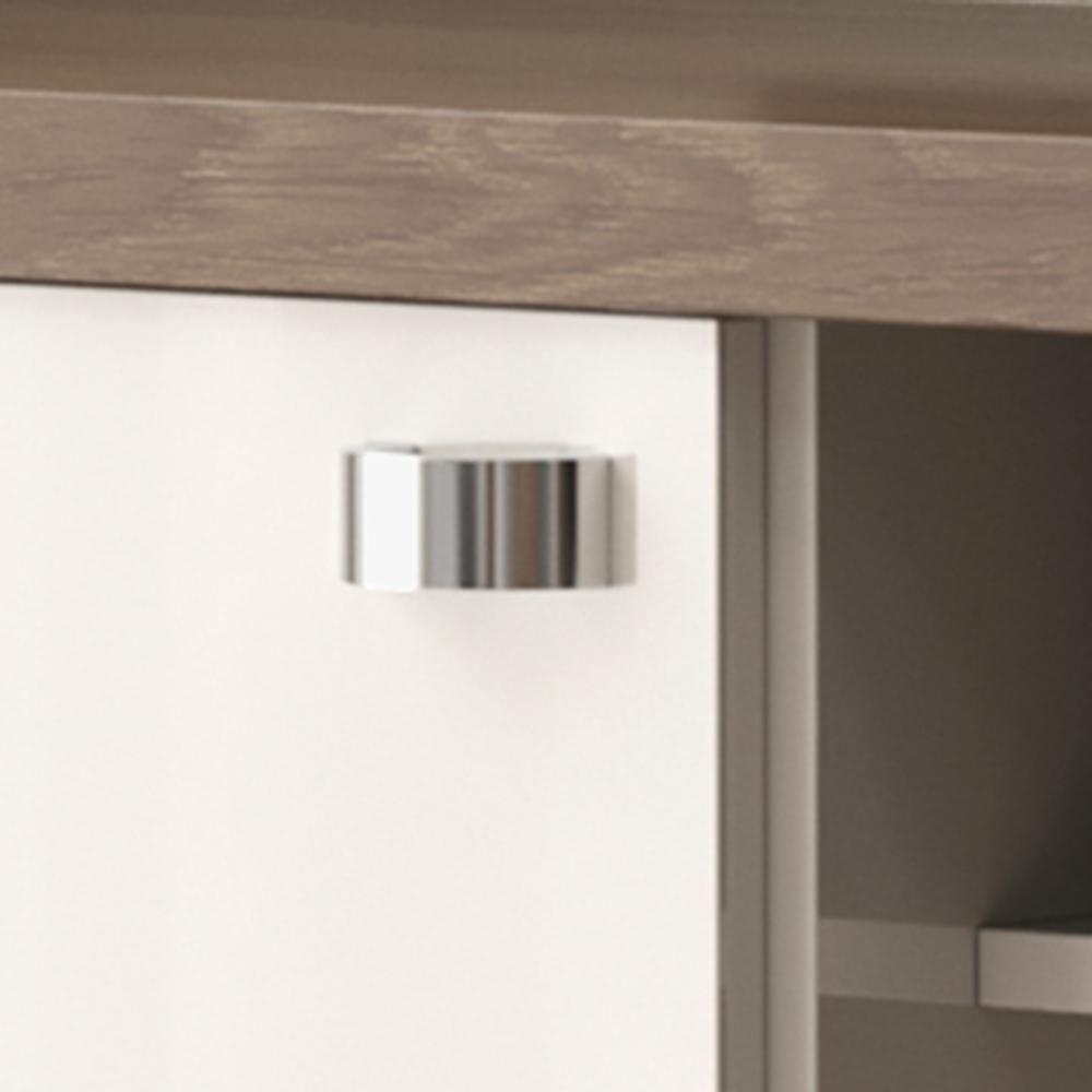 Rack Para Tv Até 70 Polegadas 3 Portas Dallas 1,83m Lukaliam Móveis Imbuia-off White Perolizado Imbuia-off White Perolizado - 7