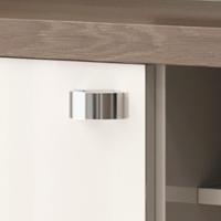 Rack Para Tv Até 70 Polegadas 3 Portas Dallas 1,83m Lukaliam Móveis Imbuia-off White Perolizado Imbuia-off White Perolizado - 7