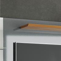 Painel Para Tv Até 55 Polegadas Com Espelho Cinza Perolizado - Tauari - Lukaliam Móveis - 5