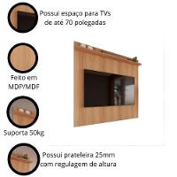 Painel Para Tv Até 70 Polegadas Sevilla 183cm Jequitibá - 5