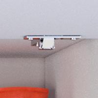 Armário Suspenso Delta - 1 Porta Com Cabideiro Em Mdp Branco - J3 Móveis Branco - 7