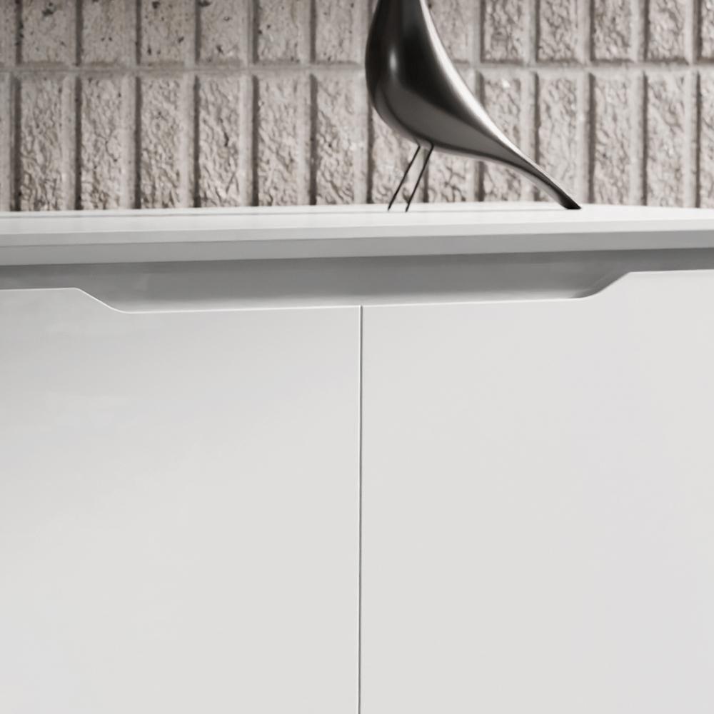 Aparador Buffet 4 Quatro Portas Mdf Moderno Prático Flow - 6