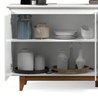 Aparador Buffet 4 Quatro Portas Mdf Moderno Prático Flow - 2