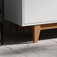 Aparador Buffet 4 Quatro Portas Mdf Moderno Prático Flow - 5