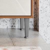 Armário De Cozinha Compacta Dakota 5 Portas E 1 Gaveta Lukaliam Móveis Jequitiba-areia Jequitiba-areia - 7