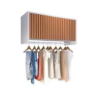 Armário Suspenso Delta - 1 Porta Com Cabideiro Em Mdp Branco - J3 Móveis Branco-ripado - 1