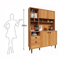 Armário De Cozinha Completa Veneza 4 Portas 2 Gavetas - Movelove Jequitiba Jequitiba - 5