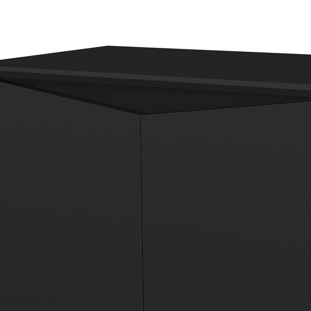 Aparador Buffet Encanto - 2 Portas Com Pés Retrô Em Mdp-mdf Preto - Maria Móveis - 3