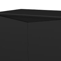 Aparador Buffet Encanto - 2 Portas Com Pés Retrô Em Mdp-mdf Preto - Maria Móveis - 3