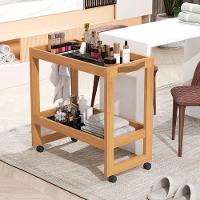 Carrinho Auxiliar Suporte Para Esmalte Com Rodinhas Preto - 2