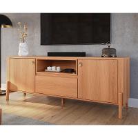 Rack Para Tv Até 70 Polegadas 1 Gaveta E 2 Portas Gliss 1,83m Lukaliam Móveis Jequitiba Jequitiba - 2