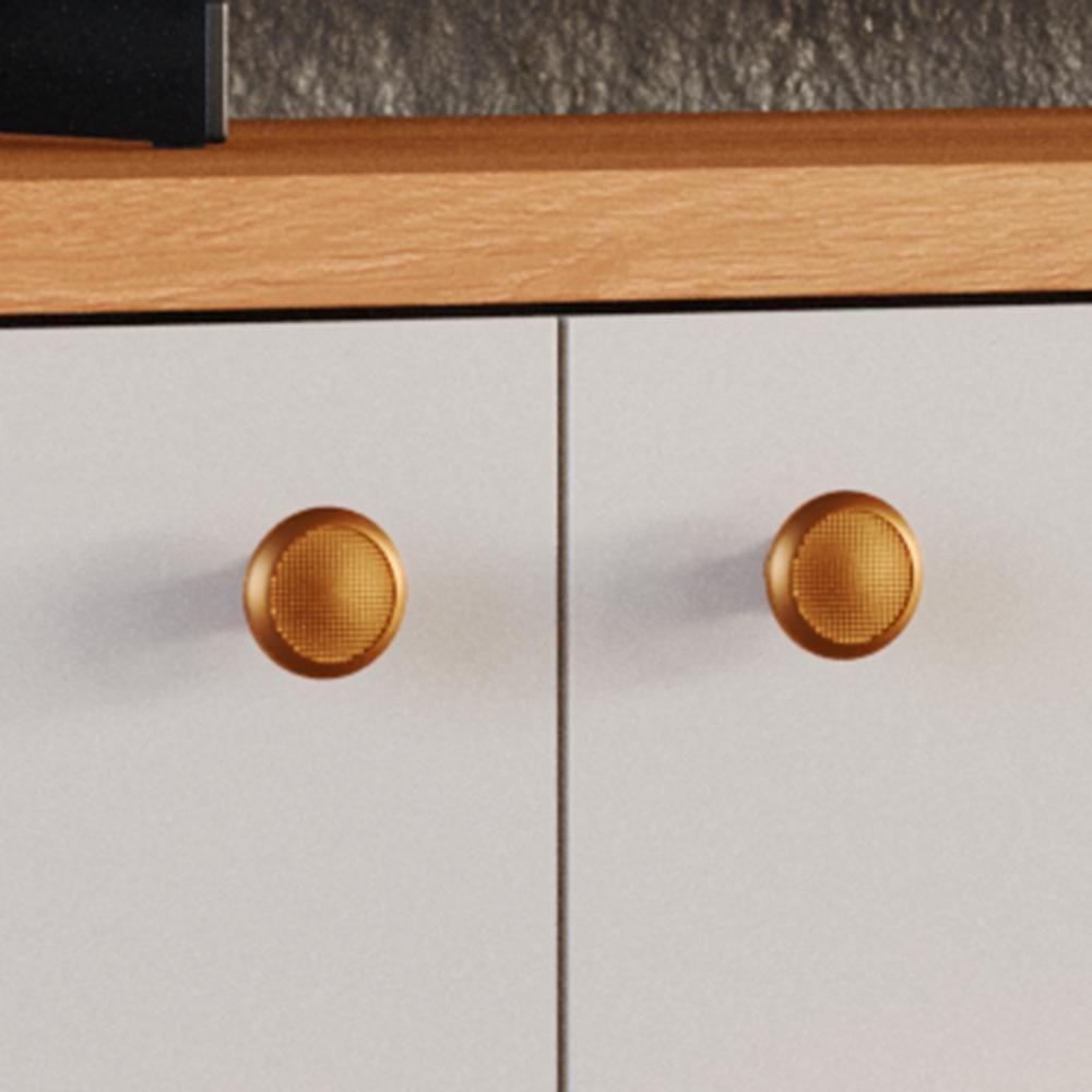 Rack Para Tv Até 70 Polegadas 2 Portas Sunny 1,83m Lukaliam Móveis Off White-jequitiba Off White-jequitiba - 7