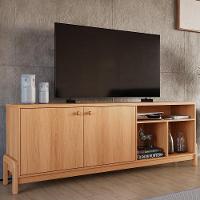 Rack Para Tv Até 70 Polegadas 2 Portas Sunny 1,83m Lukaliam Móveis Jequitiba Jequitiba - 1