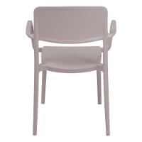 Cadeira Tramontina Marta Em Polipropileno Camurça Com Braços - 9