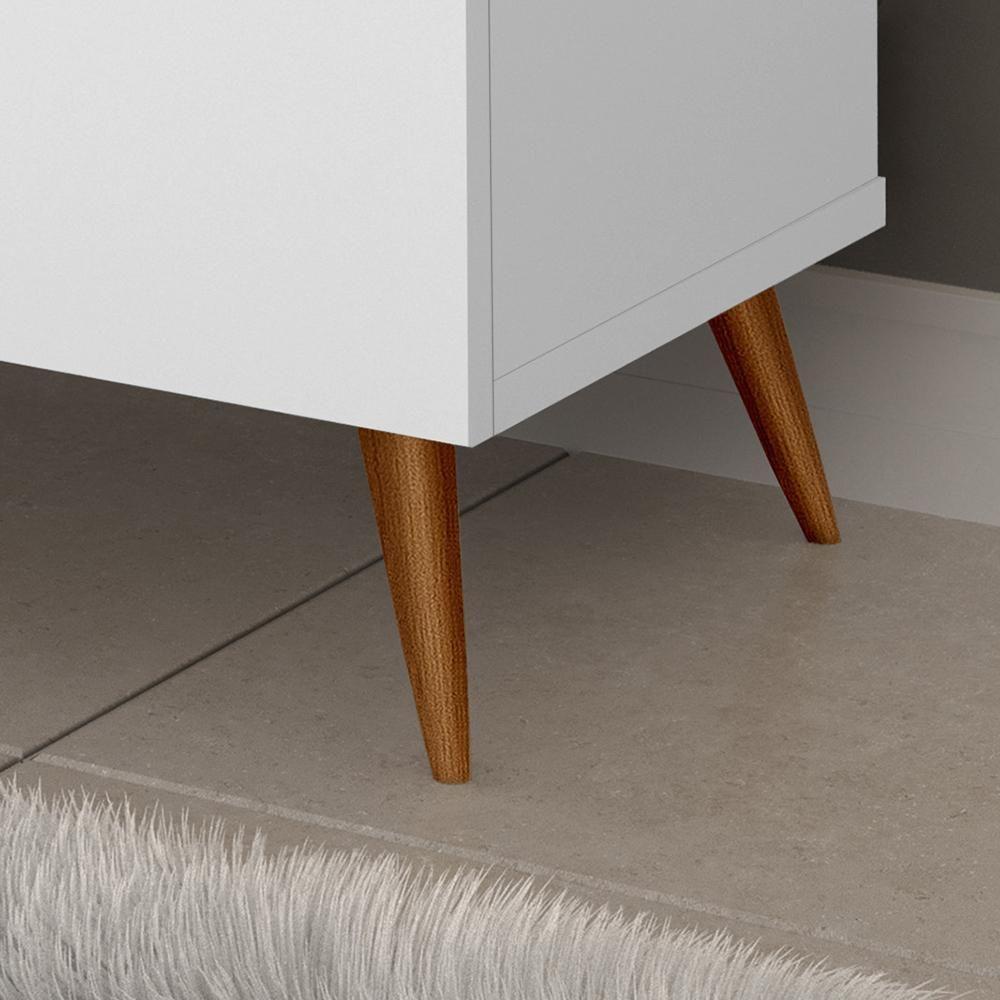 Buffet Aparador Encanto - 3 Portas Prateleira Interna Mdf Branco - Movelove Branco - 4