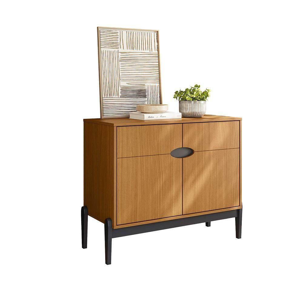 Buffet Intense 2 Portas Freijó - Preto Freijó - Preto - 6