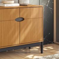 Buffet Intense 2 Portas Freijó - Preto Freijó - Preto - 3