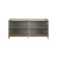 Rack + Elegance 1.8 Buffet Elegance Off White New Jequitiba - Lukaliam Móveis - 8