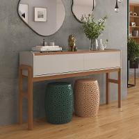 Rack + 3g Elegance 1.8 + Aparador + Buffet Off White New Jequitiba - Lukaliam Móveis