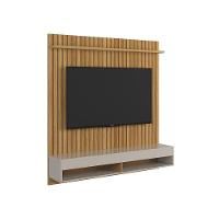 Painel Para Tv Detroit - 1 Prateleira E Nicho Suspenso Freijó-off White - Lukaliam Móveis