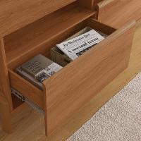 Rack Para Tv Até 70 Polegadas 1 Porta E 2 Gavetas Elegance 2,13m Lukaliam Móveis Jequitiba Jequitiba - 5