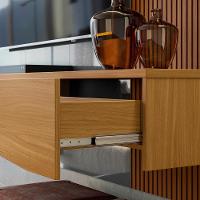 Painel Para Tv Até 65 Polegadas Europa Cinza Perolizado Com Tauari - Lukaliam Móveis