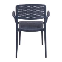 Cadeira Tramontina Serena Em Polipropileno Azul Navy Com Braços - 8