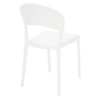 Cadeira Tramontina Sissi Encosto Fechado Em Polipropileno E Fibra De Vidro Branco