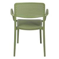 Cadeira Tramontina Serena Em Polipropileno Verde Oliva Com Braços - 8