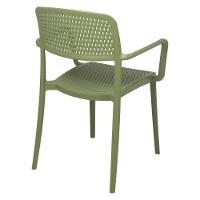 Cadeira Tramontina Serena Em Polipropileno Verde Oliva Com Braços - 9