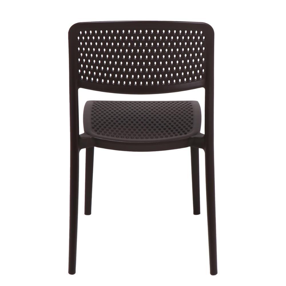 Cadeira Tramontina Serena Em Polipropileno Marrom - 3