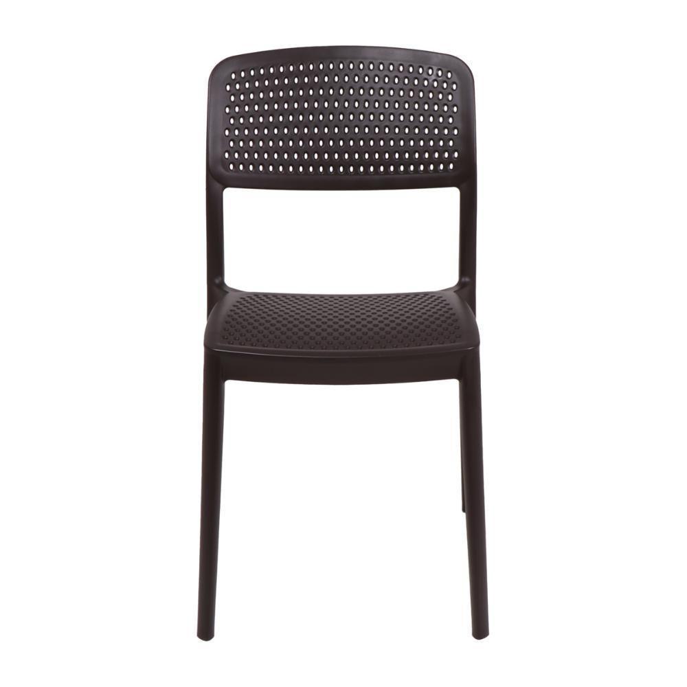 Cadeira Tramontina Serena Em Polipropileno Marrom - 4