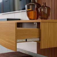 Painel Para Tv Europa - Mdp 1 Porta E 1 Gaveta Off White Perolizado-tauari - Lukaliam Móveis