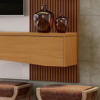 Painel Para Tv Europa - Mdp 1 Porta E 1 Gaveta Off White Perolizado-tauari - Lukaliam Móveis - 6