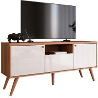 Rack Em Mdp 25mm P- Tv Até 70" 1,36m 2 Portas E 1 Gaveta Sevilla Jequitiba-off White Jequitiba-off White - 1