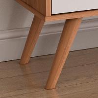 Rack Em Mdp 25mm P- Tv Até 70" 1,36m 2 Portas E 1 Gaveta Sevilla Jequitiba-off White Jequitiba-off White - 7