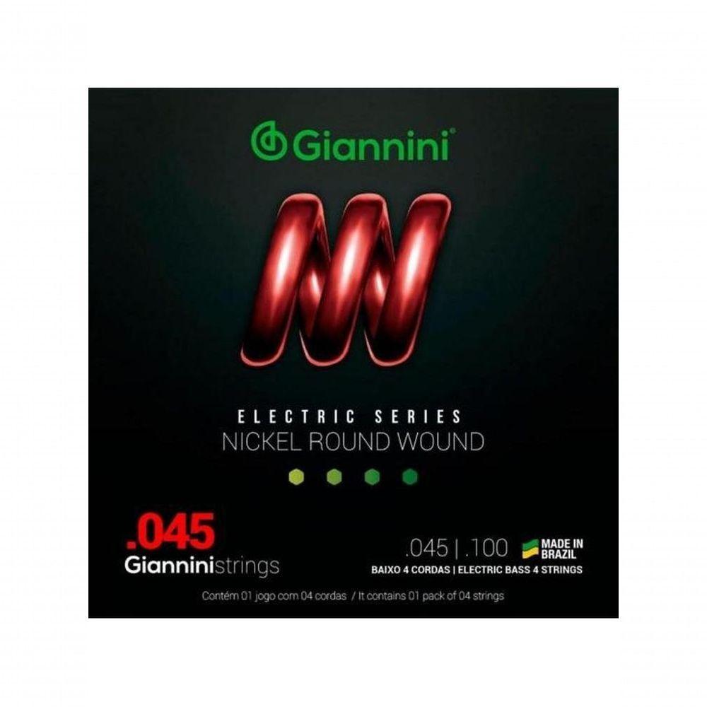 Encordoamento Para Contrabaixo 4 Cordas .045 Giannini Geebrs - 1